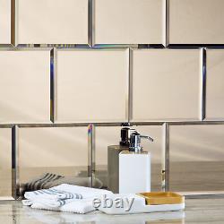 Miseno MT-WHSREF0808-GO Gold Reflections 8 Square Wall Tile Glossy Visual
