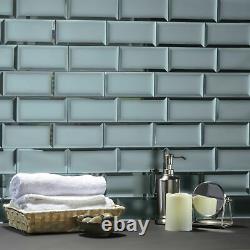 Miseno MT-WHSREM0306-GR Reflections 3 x 6 Rectangle Wall Tile Grey