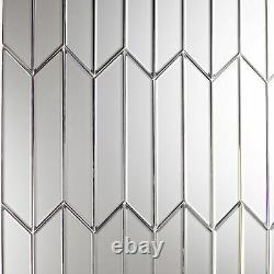 Miseno MT-WHSREMSET-SI Reflections 4 x 12 Other Wall Tile - Silver