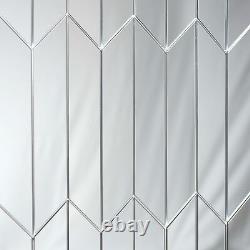Miseno MT-WHSRESSET-SI Reflections 4 x 12 Other Wall Tile - Silver
