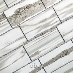 Miseno MT-WHSWTJ0408-UC Grey Nature 4 X 8 Rectangle Wall Tile Matte Visual