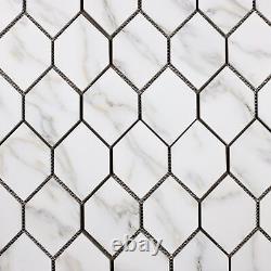 Miseno MT-WHSWTJHNY-CG Nature 4 x 4 Deco Wall Mosaic Tile - White