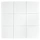 Mosaic Glass Tile Arctic Square Kitchen Bathroom Shower Wall Backsplash White