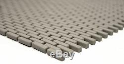 Mosaic Tile ECO Recycled GLASS Brick Enamel cream matt wall 140-B23C f 10 sheet