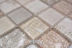 Mosaic Tiles Glass Combination Forest Beige Kitchen Back Wall Bath Mos78-w38 F