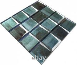 Mosaic Tiles Glass Mosaic Combination 3D-Optik Green Wall Kitchen Tile Mirror M