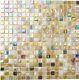 Mosaic Tiles Glass Sandfarbend Wall Tiles Badfliese Duschrückwand Fliesenspie