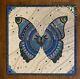 Mosaic Wall Hanging Blue Butterfly