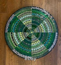 Mosaic Wall Hanging Emerald Green Mandala
