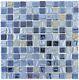 Mosaic tile ECO recycling GLASS black metallic 3D bathroom 355-99 f 10 sheet