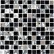 Mosaic tile Square stainless steel mix black with glass 63-CM-426 10 sheet