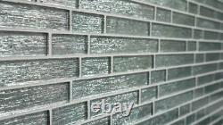 Mosaic tile chic silver with glass Art 86-8CSV 10 sheet