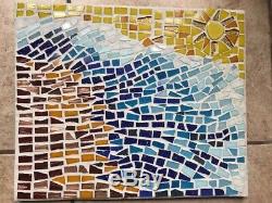Mosaics Wall Art Interior Live nautical wave Design Tile
