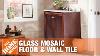 Ms International Brown Iridescent Glass Mosaic Floor U0026 Wall Tile The Home Depot
