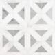 Msi Marble Tile 12X12 Bianco Dolomite Geometrica Polish Mosaic (10-Sq-Ft/Case)