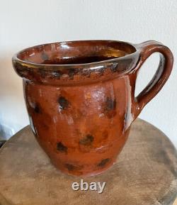Ned Foltz Pottery Redware Highly Decorated Crock 1998 Signed And Dated PA 8