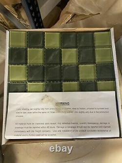 New Everstone Glass Wall Tile. 30 CASES. PICK UP ONLY-CHICAGO