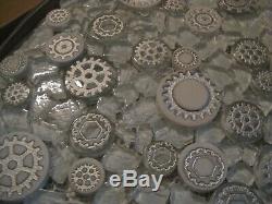 Nice STEAMPUNK Floor Wall Mosaic Tile Windshield Glass Natural Stone Gears