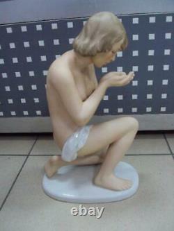Nude Naked Lady Girl Woman Model German Porcelain figurine Wallendorf 3534u