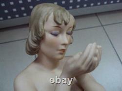 Nude Naked Lady Girl Woman Model German Porcelain figurine Wallendorf 3534u