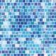 Opaque Blue Rainbow Glass Mosaic Tile Floor Backsplash Shower Accent Wall