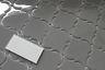 Pebble Grey Arabesque Glass Mosaic Tiles for kitchen backsplash or bathroom wall