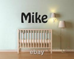 Personalised NAME QUOTE any WORDS Removable Wall Sticker Wall Decal Mural