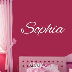 Personalised NAME QUOTE any WORDS Removable Wall Sticker Wall Decal Mural