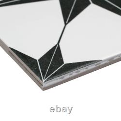 Porcelain Tile 9-3/4 in. X 9-3/4 in. Waterproof Straight Edge 11.11 sq. Ft. /case