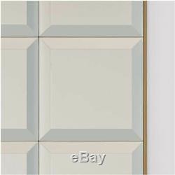Rectangular Tile-Like Wall Mirror in Bronze ID 3923105