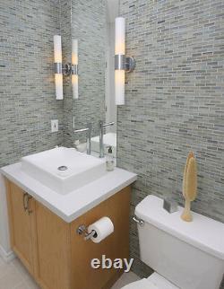 Reflections Hand Painted Glass Mosaic Subway Tiles Kitchen Backsplash/Bathroom