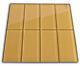 Sahara Glass Subway Tile 3x6 for Backsplashes, Showers & More BOX OF 11 SQFT