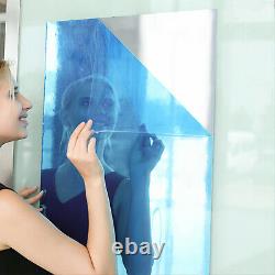 Self Adhesive Mirror Reflective Wall Tile Stickers Bathroom Bedroom Home Decor