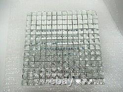 Square Mirror Glass Tile Backsplash 19 Sheets 3,721 Squares (3 Squares missing)