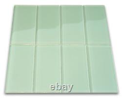Surf Glass Subway Tile 3x6 for Backsplashes, Showers & More BOX OF 11 SQFT