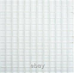 Transparent Crystal Glass Mosaic Superwhite Wall Mirror Tiles Kitchen Bad F 10