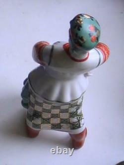 Ukrainian Woman in traditional Dress USSR Russian porcelain figurine Vintag 4044