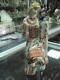 Ukrainian girl embroiders towel in fok dress Russian porcelain figurine 8467u