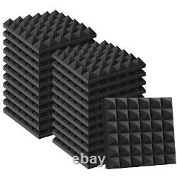 Up to 96 Acoustic Foam Wall Panel Studio Noise Soundproofing Wall Tiles 12122