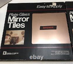 Vintage Bronze Mirror WALL TILES 12x12 Glass Mirror Tiles Set 2 Boxes Of 6