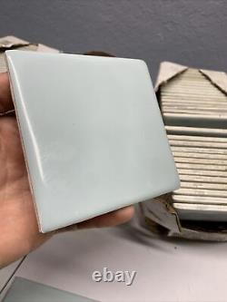 Vintage Ceramic Glazed Wall Tile 4 1/4x 4 1/4 Ea30 Spa Glass Antique Color