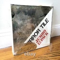 Vintage Mirro Tile Wall Mirror Squares 12x12 Gold Vein NOS Box of 12 Glas-Tile