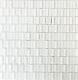 WHITE CLEAR/MAT MIX Mosaic tile GLASS/STONE Stick WALL Bath 87-1401 10 sheet