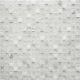 WHITE Clear/Frosted MIX Translucent Mosaic tile GLASS/STONE WALL 92-010210sheet
