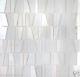 White Textured Glass & Marble Kitchen Bath Wall Mosaic Backsplash Tiles- 14
